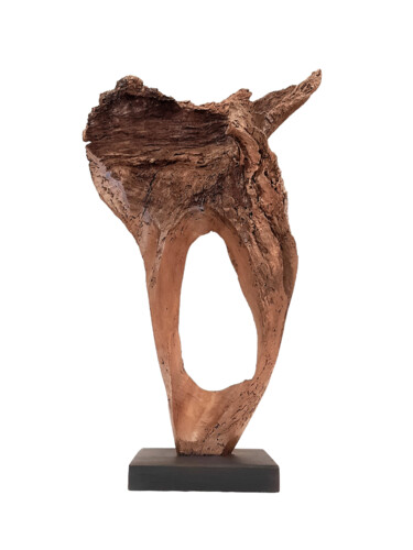 Скульптура под названием "Wisdom" - Lara Shabelnik, Подлинное произведение искусства, Дерево