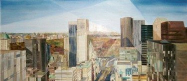 Schilderij getiteld "NYC 1" door Lara Meissirel, Origineel Kunstwerk