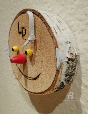 Sculpture titled "Pinocchio" by Lari Peters, Original Artwork, Wood