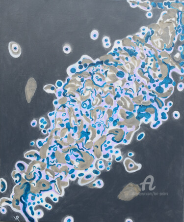 Malerei mit dem Titel "Die freie Energie" von Lari Peters, Original-Kunstwerk, Acryl
