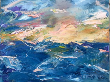 Malarstwo zatytułowany „мое море” autorstwa Larisa Bogdanova, Oryginalna praca, Olej