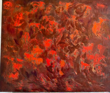 제목이 "Sea of roses"인 미술작품 Larisa Bogdanova로, 원작, 기름