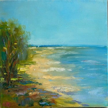 Pittura intitolato "Baltic Sea Jurmala…" da Larisa Bogdanova, Opera d'arte originale, Olio