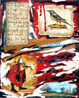 Картина под названием "письмо" - Larisa Evdokimenkova, Подлинное произведение искусства, Масло
