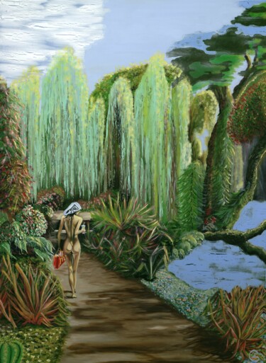 Картина под названием "Adam is waiting for…" - Larisa Lavrova, Подлинное произведение искусства, Масло
