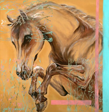Картина под названием "DEVOTION - oil pain…" - Larisa Lavrova, Подлинное произведение искусства, Масло Установлен на Деревян…