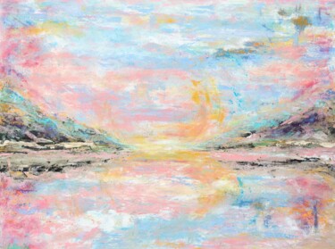 Картина под названием "Morning dreaming-or…" - Larisa Lavrova, Подлинное произведение искусства, Масло Установлен на Деревян…