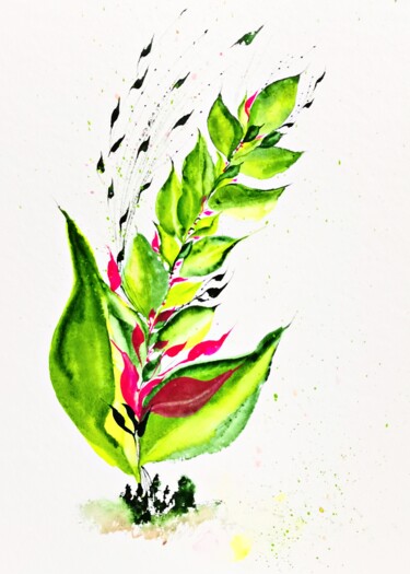 "Watercolor Original…" başlıklı Tablo Larisa Raevskaia tarafından, Orijinal sanat, Suluboya