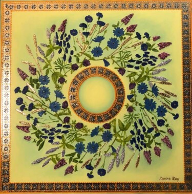 Γλυπτική με τίτλο "Field bouquet" από Larisa Ruy, Αυθεντικά έργα τέχνης, Πηλός