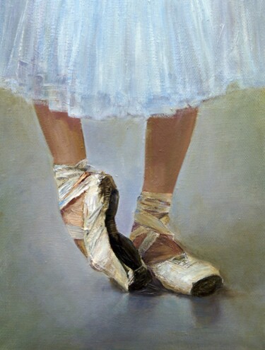 Malerei mit dem Titel "Балет" von Larisa Semakova, Original-Kunstwerk, Öl