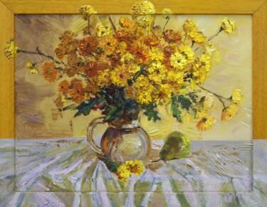 Pintura intitulada "Лето" por Larisa Semakova, Obras de arte originais, Óleo