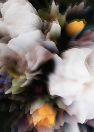 Arts numériques intitulée "Floral fantasy" par Larisa Siverina, Œuvre d'art originale, Impression numérique