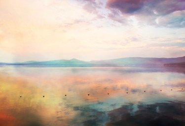摄影 标题为“Pink sunrise” 由Larisa Siverina, 原创艺术品, 非操纵摄影