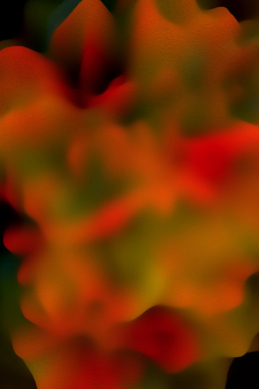 Цифровое искусство под названием "Soft floral backgro…" - Larisa Siverina, Подлинное произведение искусства, Цифровая живопи…