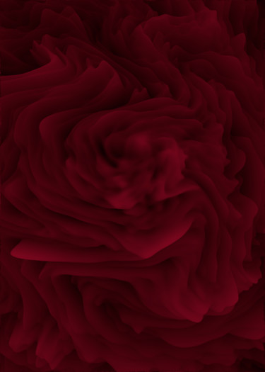 Arte digitale intitolato "Red liquid" da Larisa Siverina, Opera d'arte originale, Pittura digitale
