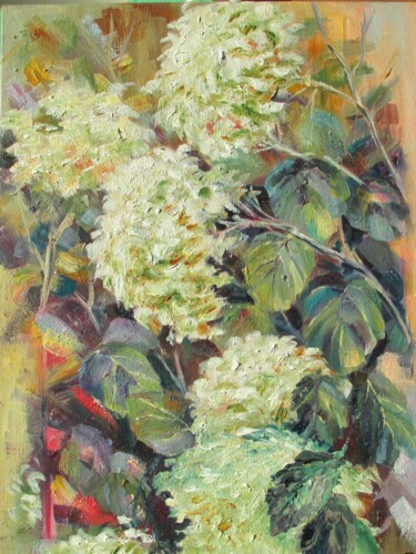 Malerei mit dem Titel "Абстракция" von Larisa Tkach, Original-Kunstwerk, Öl