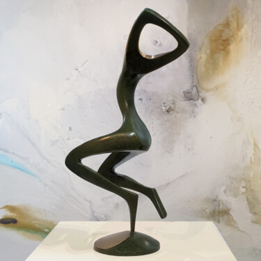 Sculpture titled "Dancer Movement #3,…" by Larissa Smagarinsky, Original Artwork, Bronze