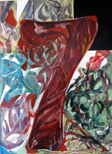 Painting titled "LUCKY SEVEN" by Larissa Pirogovski, Original Artwork, Other