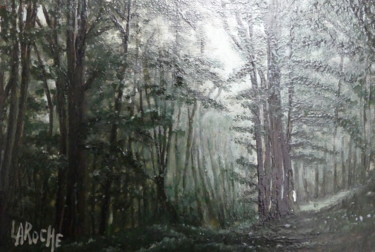 Painting titled "Fraîcheur d'été" by Pierre Laroche, Original Artwork, Oil