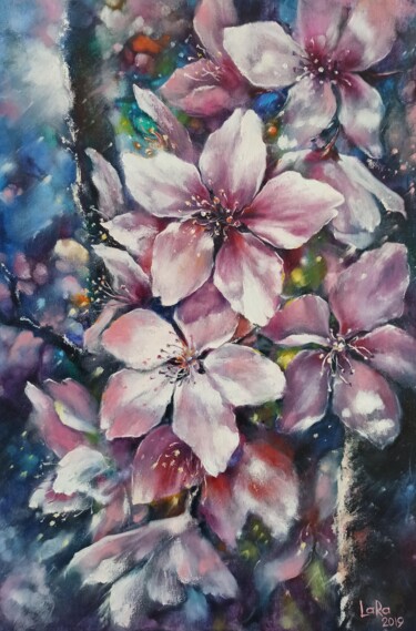 Dreams of spring Painting titled "Dreams of spring" by Lara Gamayunova, Original Art, Oil