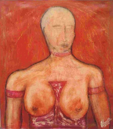 Pintura titulada "Eva" por Onelio Larralde, Obra de arte original