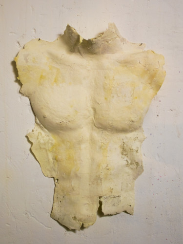 Escultura titulada "Plastron" por Benjamin Larroche, Obra de arte original, Fundición