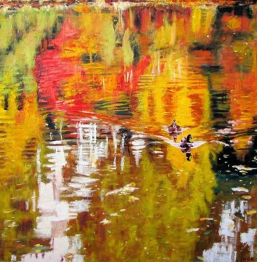Картина под названием "Ducks" - Herscovitch Larry, Подлинное произведение искусства