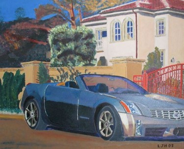 Pittura intitolato "Cadillac" da Herscovitch Larry, Opera d'arte originale, Olio