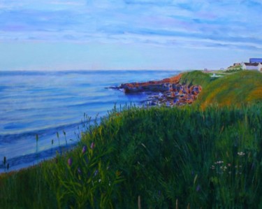 Painting titled "Cape Breton Sunset" by Herscovitch Larry, Original Artwork