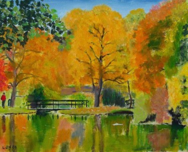 Painting titled "Dufferin Island" by Herscovitch Larry, Original Artwork