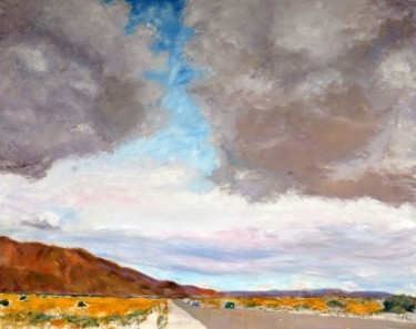 Peinture intitulée "Desert Spring" par Herscovitch Larry, Œuvre d'art originale, Huile