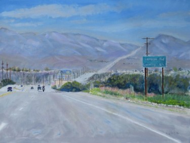 Painting titled "Highway 62 Revisite…" by Herscovitch Larry, Original Artwork, Oil