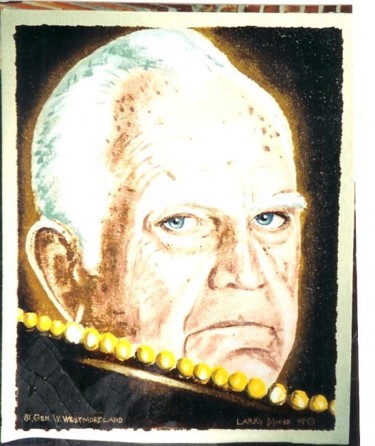 Drawing titled "Gen. William Westmo…" by Mississippi Artist Larry Moore, Original Artwork