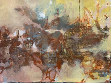 Картина под названием "Marco Polo" - Laurent Maunoury, Подлинное произведение искусства, Акрил Установлен на Деревянная рама…
