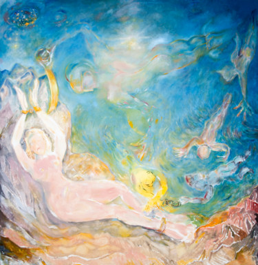 Painting titled "Perseus and Androme…" by Larysa Jaromska, Original Artwork