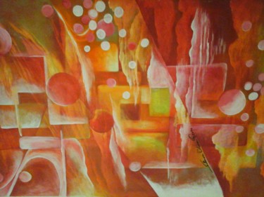 Картина под названием "Luminaire" - L'A.S Deco, Подлинное произведение искусства
