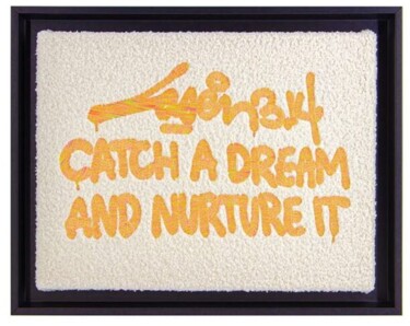 Art textile intitulée "Catch A Dream And N…" par Laser 3.14, Œuvre d'art originale, Broderie