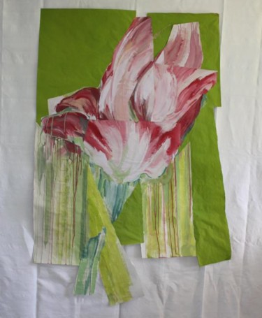 Painting titled "grandetulip2" by Patrice Monnerie, Original Artwork