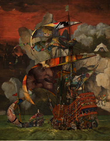 Le Voyage. Le Navire des Arts Digitale Künste mit dem Titel "Le Voyage. Le Navi…" von Gaëlle Peignot, Original-Kunstwerk, 2D Digital Work