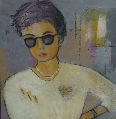 Pintura intitulada "Maman" por Patricia Garreau, Obras de arte originais, Acrílico