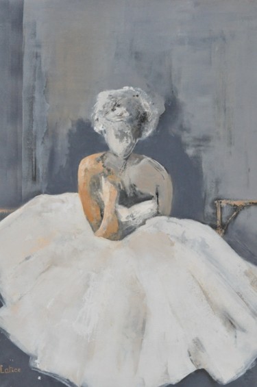 Painting titled "Marilyne" by Patricia Garreau, Original Artwork, Acrylic