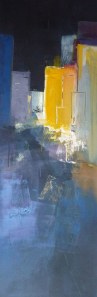 Pittura intitolato "une nuit enchantée" da Patricia Garreau, Opera d'arte originale, Acrilico