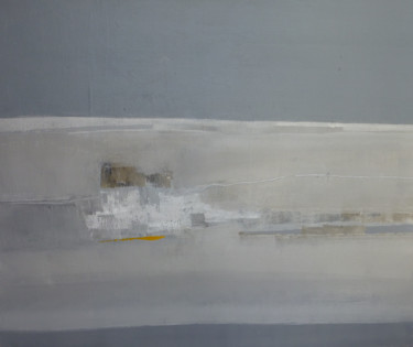 Pittura intitolato "la mer en hiver" da Patricia Garreau, Opera d'arte originale, Acrilico