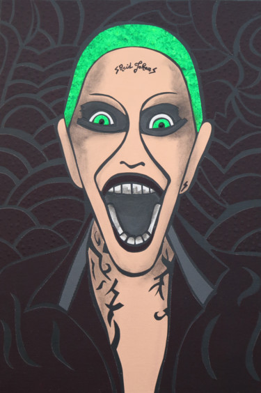 Peinture intitulée "Acid-Joker" par Nathalie Latil, Œuvre d'art originale, Acrylique