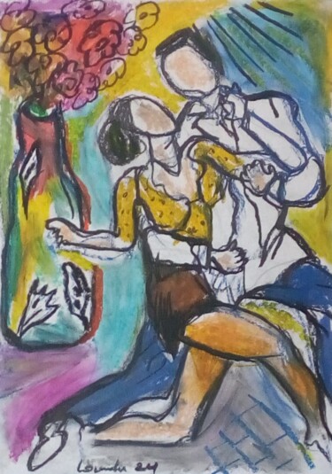 "Tango10" başlıklı Resim Laudu tarafından, Orijinal sanat, Pastel