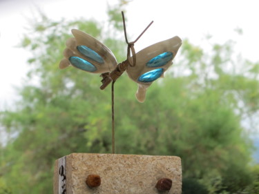 Sculpture intitulée "coeur-les-clefs-2m1…" par François-Xavier Launes, Œuvre d'art originale, Pierre