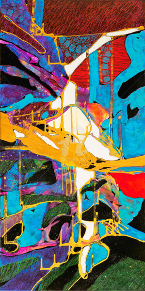 Pittura intitolato "Nuovi Spazi" da Laura Alunni, Opera d'arte originale, Acrilico