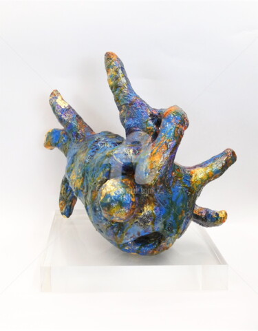 Sculpture intitulée "Golem Nr.1" par Laura Alunni, Œuvre d'art originale, Résine