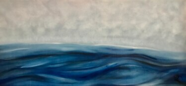 Peinture intitulée "Nothing out the blue" par Laura Bottaro, Œuvre d'art originale, Huile