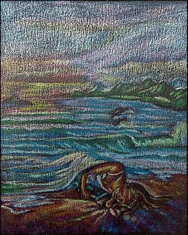 Pittura intitolato "Il risveglio di una…" da Laura Cappelletti, Opera d'arte originale
